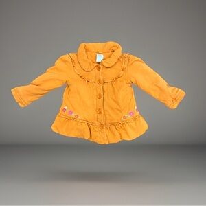 Gymboree Orange Ruffled Toddler Jacket